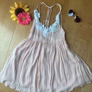 L’atiste swing boho swing baby doll top dress